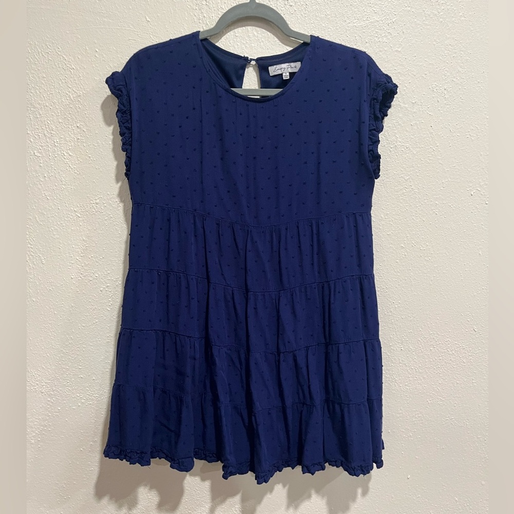 Emory Park Blue Layered Dress